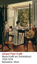 Johann Peter Krafft Marie Krafft am Schreibtisch